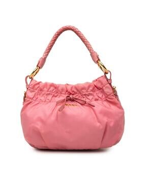 Prada Tessuto Bow Handbag Pre-Loved Bag #350391P47B